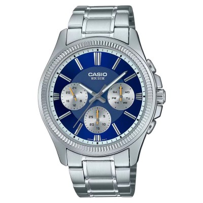 часовник,часовници,casio,mtp1375pd2a1v,5atm,43.8mm,watch,silver,(blue,mineral)