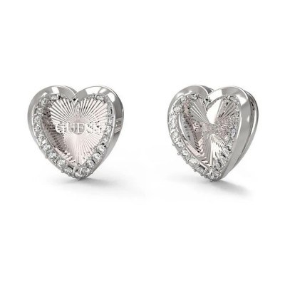 бижутерия,guess,jube04609j,1cm,earrings,silver,(grey)