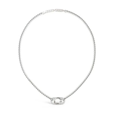 бижутерия,guess,jubn04506j,45cm,necklace,silver,(grey)