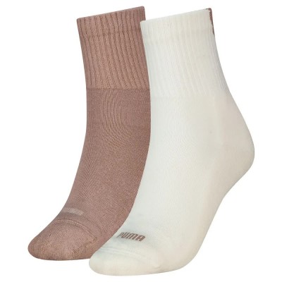 чорапи,дамски,чорапи,puma,701230252,crew,socks,2,pairs,brown,white,(pristine,sandstone)
