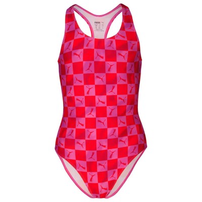 бански,костюм,детски,бански,костюми,puma,701237081,swimsuit,red,(electric,orchid,red)
