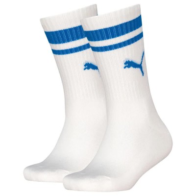 чорапи,детски,чорапи,puma,heritage,crew,socks,2,pairs,white,(white,racing,blue)