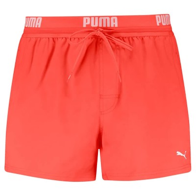 бански,гащета,мъжки,бански,костюми,puma,logo,swimming,shorts,orange,(red,glamour)