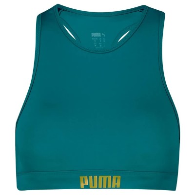 дамски,бански,костюми,puma,racerback,bikini,top,green,(emerald,ice)