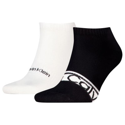 чорапи,мъжки,чорапи,calvin,klein,701237875,socks,2,pairs,white,black,(black)