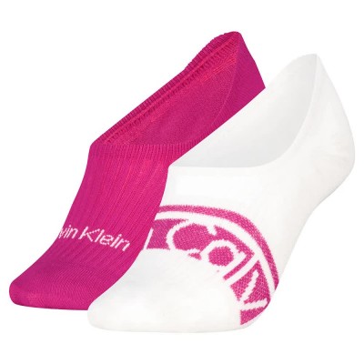 чорапи,дамски,чорапи,calvin,klein,701238130,no,show,socks,2,pairs,white,pink,(fuchsia)
