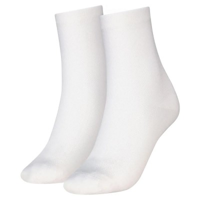 чорапи,дамски,чорапи,calvin,klein,701238804,short,socks,2,pairs,white,(white)