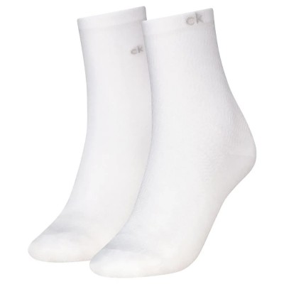 чорапи,дамски,чорапи,calvin,klein,701238805,short,socks,2,pairs,white,(white)