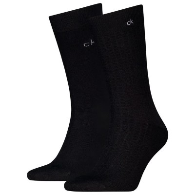 чорапи,мъжки,чорапи,calvin,klein,701239283,socks,2,pairs,black,(black)