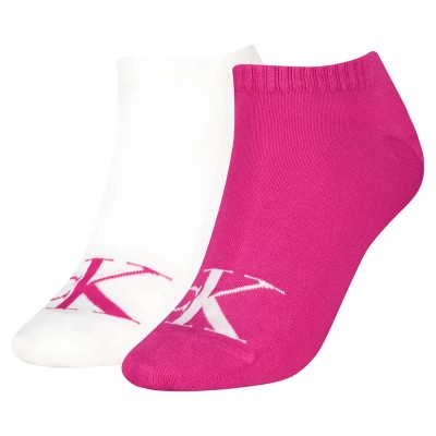чорапи,дамски,чорапи,calvin,klein,jeans,701228815,short,socks,2,pairs,white,pink,(fuchsia)