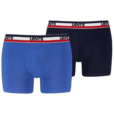 боксерки,мъжко,бельо,levi´s,®,701238002,boxers,2,units,blue,(blue,navy)