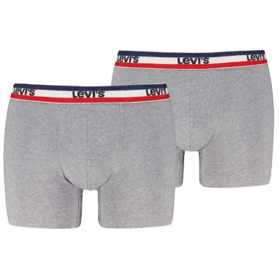 боксерки,мъжко,бельо,levi´s,®,701238002,boxers,2,units,grey,(grey,melange)