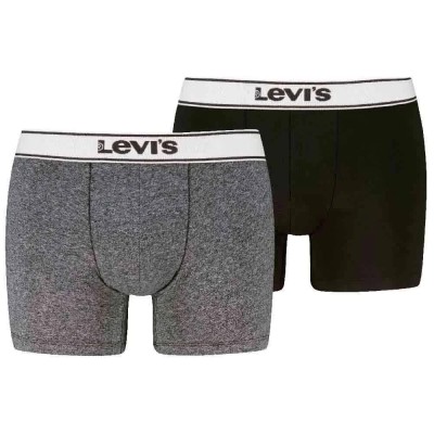 боксерки,мъжко,бельо,levi´s,®,701238003,boxers,2,units,black,grey,(black)