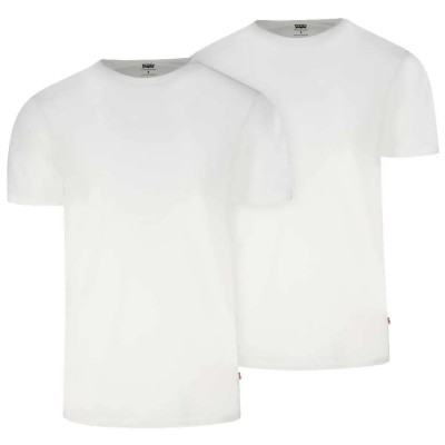 мъжко,бельо,levi´s,®,701238009,short,sleeve,base,layer,2,units,white,(white)