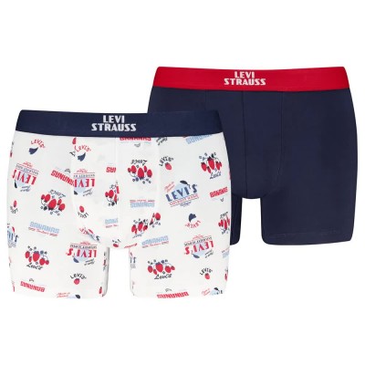 боксерки,мъжко,бельо,levi´s,®,701238420,boxers,2,units,white,blue,(white,navy)