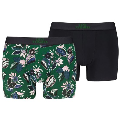 боксерки,мъжко,бельо,levi´s,®,701238424,boxers,2,units,green,black,(green,black)