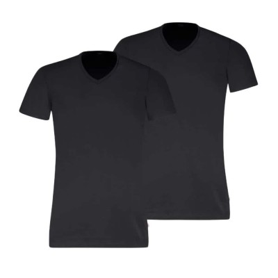 мъжко,бельо,levi´s,®,701238694,short,sleeve,v,neck,base,layer,2,units,black,(jet,black)