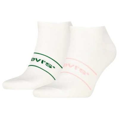 чорапи,мъжки,чорапи,levi´s,®,low,cut,sport,socks,2,pairs,white,(white,green,pink)