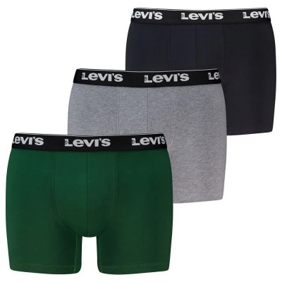 боксерки,мъжко,бельо,levi´s,®,repeat,logo,brief,boxers,3,units,multicolor,(green,grey,black)
