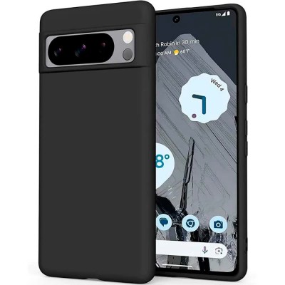 други,аксесоари,crococase,silicone,google,pixel,8,pro,phone,case,black,(black)