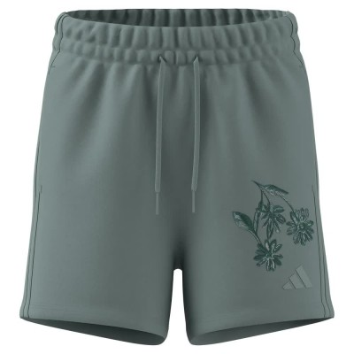 къси,панталони,дамски,панталони,adidas,essentials,3,stripes,cotton,shorts,green,(wonder,sage)