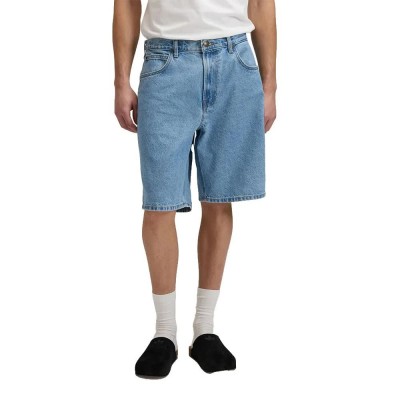 къси,панталони,мъжки,панталони,дамски,панталони,lee,asher,loose,fit,denim,shorts,blue,(mitch)