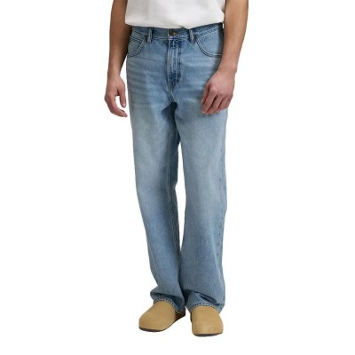 дънки,мъжки,панталони,дамски,панталони,lee,asher,loose,fit,jeans,blue,(jet)