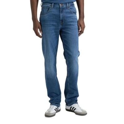 дънки,мъжки,панталони,дамски,панталони,lee,brooklyn,regular,fit,jeans,blue,(archie)