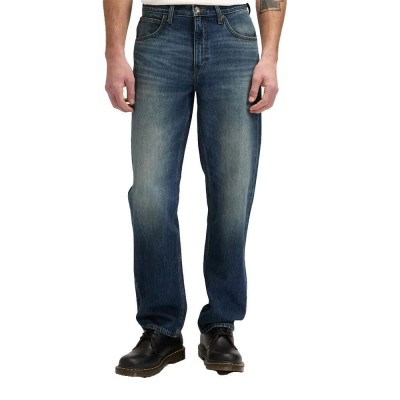 дънки,мъжки,панталони,дамски,панталони,lee,haden,relaxed,fit,jeans,blue,(carlo)