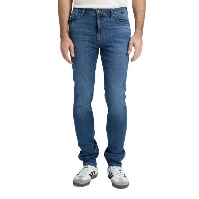 дънки,мъжки,панталони,дамски,панталони,lee,luke,slim,fit,jeans,blue,(archie)