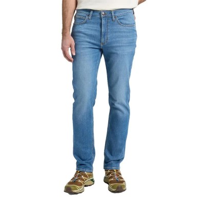 дънки,мъжки,панталони,дамски,панталони,lee,rider,slim,fit,jeans,blue,(trinty)