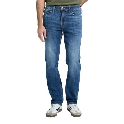 дънки,мъжки,панталони,дамски,панталони,lee,west,regular,fit,jeans,blue,(fable)