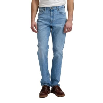 дънки,мъжки,панталони,дамски,панталони,lee,west,regular,fit,jeans,blue,(lawson)