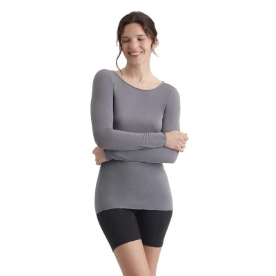 дамско,бельо,дамски,бикини,и,танкини,dim,paris,ad00dvc,thermic,long,sleeve,base,layer,grey,(multicolour)