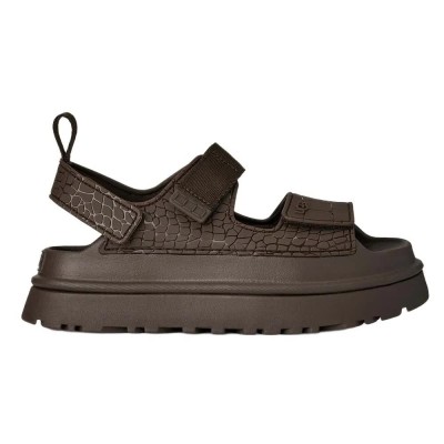 сандали,дамски,сандали,и,чехли,ugg,goldenglow,embossed,sandals,brown,(dense,smoke)