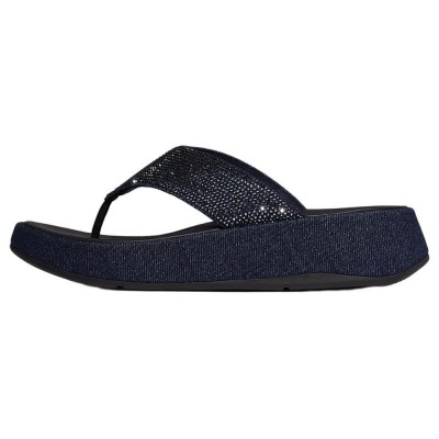 сандали,дамски,сандали,и,чехли,fitflop,f,mode,toe,post,and,hotfix,sandals,blue,(dark,denim)