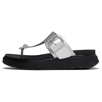 сандали,дамски,сандали,и,чехли,fitflop,gen,ff,buckle,toe,post,sandals,silver,(silver)