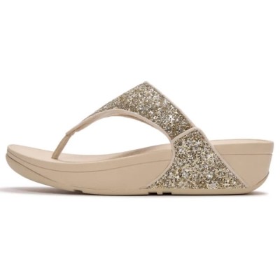 сандали,дамски,сандали,и,чехли,fitflop,lulu,multi,tonal,glitter,toe,post,sandals,beige,(platino,silver)