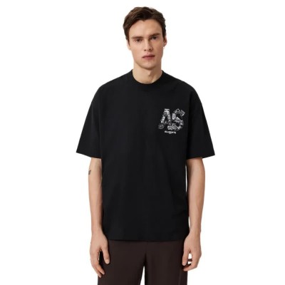 тениска,мъжки,тениски,дамски,тениски,allsaints,mixtape,short,sleeve,t,shirt,black,(jet,black)