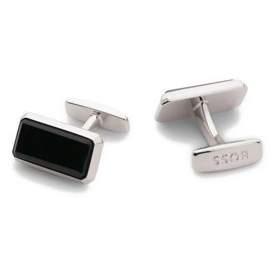 бижутерия,boss,10250792,cufflinks,silver,(black)