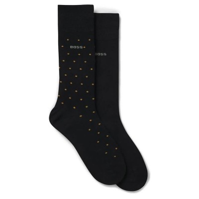 чорапи,мъжки,чорапи,дамски,чорапи,boss,50547831,socks,2,pairs,black,(black)