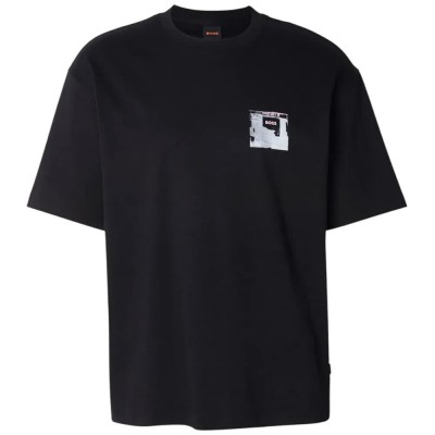 тениска,мъжки,тениски,дамски,тениски,boss,citylights,10275515,short,sleeve,t,shirt,black,(white)