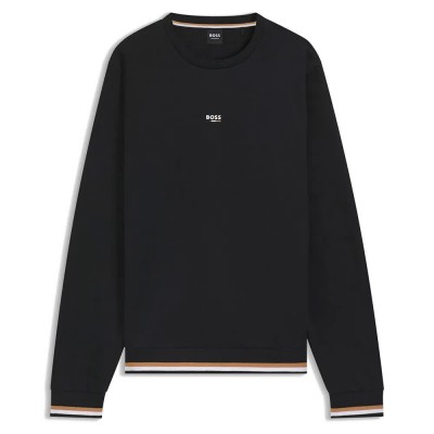 блуза,мъжки,пуловери,boss,iconic,10269546,03,sweatshirt,black,(black)