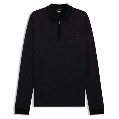 мъжки,блузи,с,яка,boss,peduzzi,06,10274642,long,sleeve,polo,black,(black)