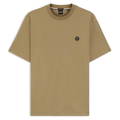 тениска,мъжки,тениски,дамски,тениски,boss,taut,10263030,t,shirt,beige,(dark,beige)