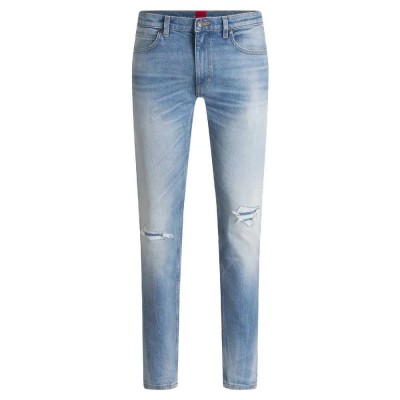 дънки,мъжки,панталони,hugo,734,10276850,jeans,blue,(turquoise,aqua)