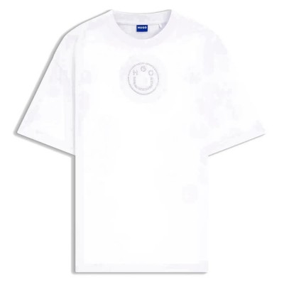 тениска,мъжки,тениски,дамски,тениски,hugo,9,10268404,blue,t,shirt,white,(white)