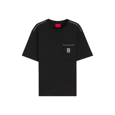 тениска,мъжки,тениски,дамски,тениски,hugo,darro,10278508,t,shirt,black,(black)