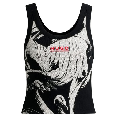 тениска,мъжки,тениски,дамски,тениски,hugo,deniz,lb,10257055,sleeveless,t,shirt,black,(black)