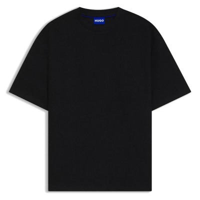 тениска,мъжки,тениски,дамски,тениски,hugo,nuwaffle,10268873,blue,short,sleeve,t,shirt,black,(black)